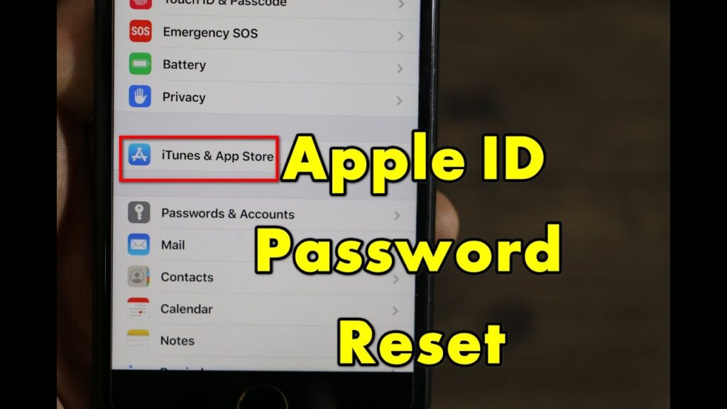 how do i reset my apple mail password